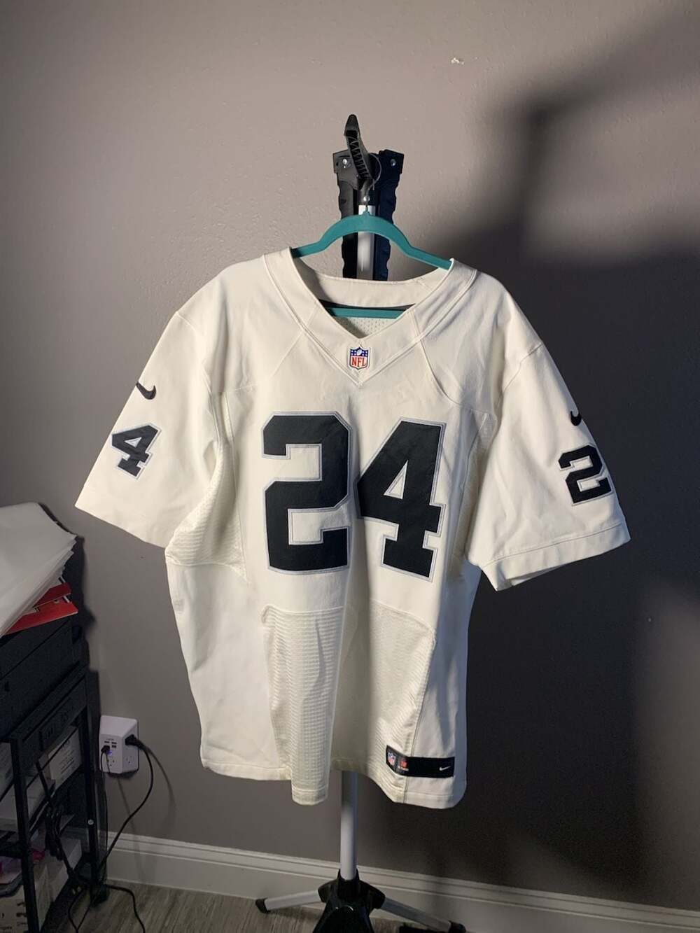 Nike Oakland Las Vegas Raiders Away Elite Jersey Size 52
